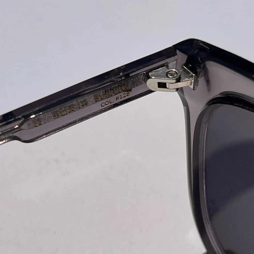 Women's Transparent Gray Sunglasses - Stephane Christian ‘Burning’ #128